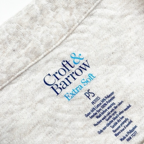 Croft & Barrow cream knit sweater - Picture 4 of 4